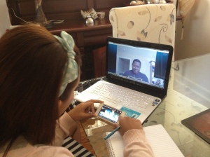 Taylen on Skype with David Isaac
